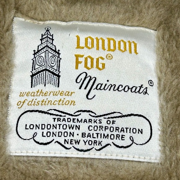 Vintage London Fog Maincoats Trench Coat with Removable Liner | Size 38 Regular - Picture 6 of 7